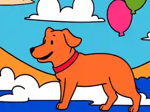 Игра Color By Code: Yellow Dog онлайн