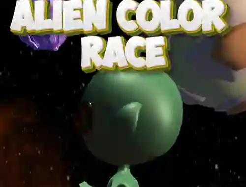 Игра Alien Color Race онлайн