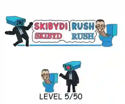 Игра Skibydi Rush онлайн