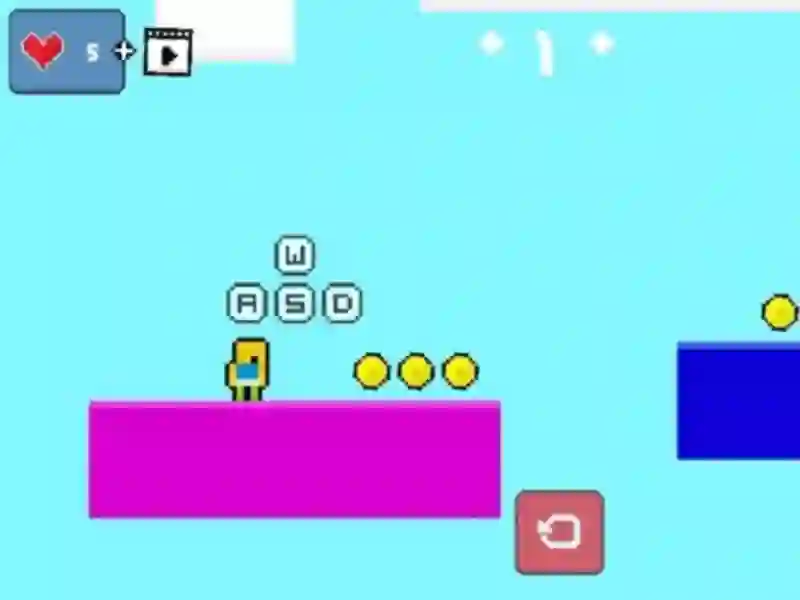 Игра 2d Obby Rainbow Parkour онлайн