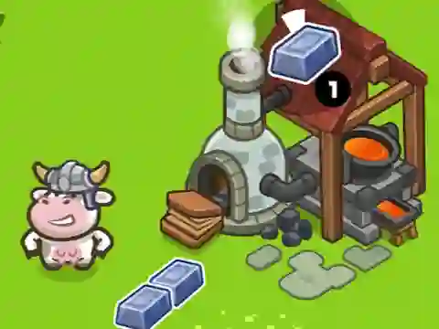 Игра Cow Castle онлайн