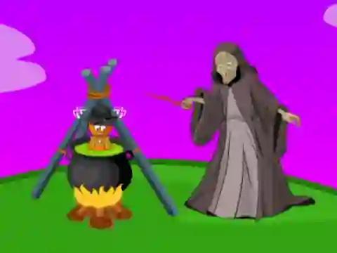 Игра Saving A Boy From A Witch онлайн