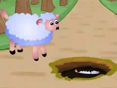 Игра Help Fallen Down Sheep Baby онлайн