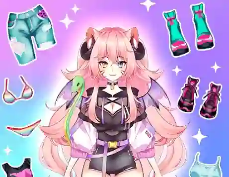 Игра Anime Dress Up Moe онлайн