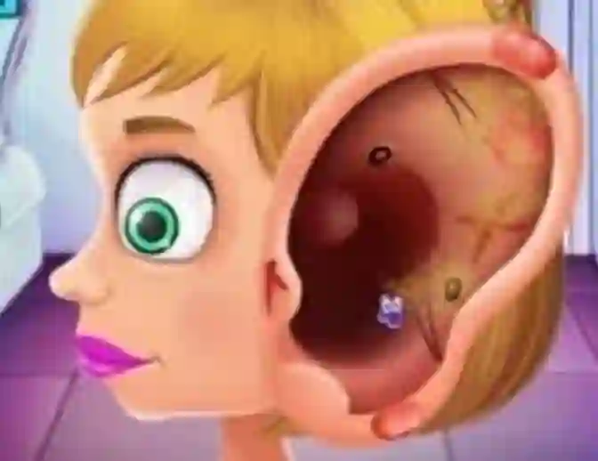 Игра Children's Doctor Treating Ears онлайн