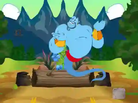 Игра Escape From Wonder Genie Land онлайн