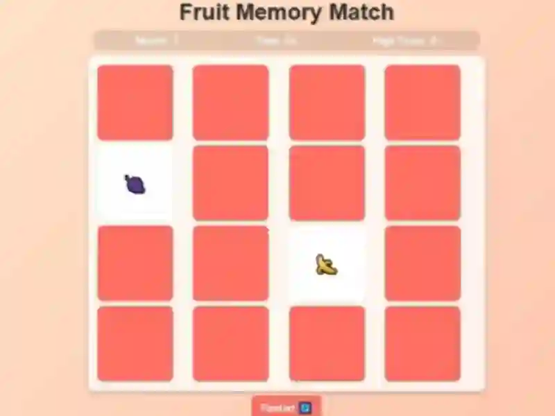 Игра Fruit Memory Match онлайн