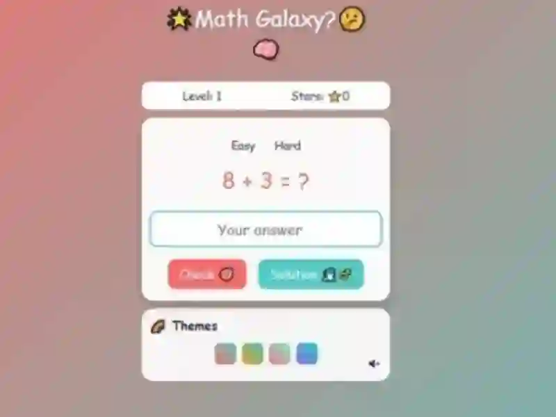 Игра Math Galaxy онлайн