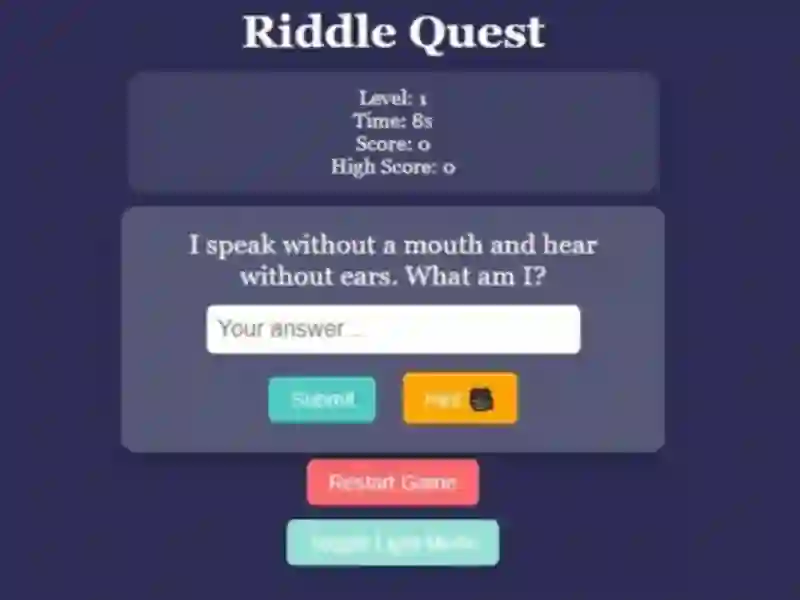Игра Riddle Quest Brain Teaser онлайн