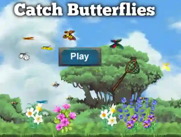 Игра Catch Butterflies онлайн