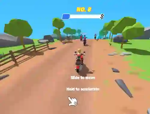 Игра Moto Attack Bike Racing онлайн