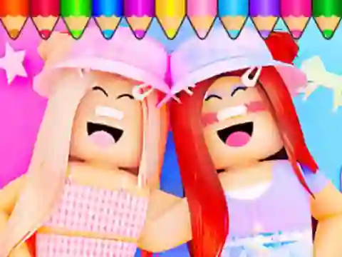 Игра Coloring Book: Roblox Bestie онлайн