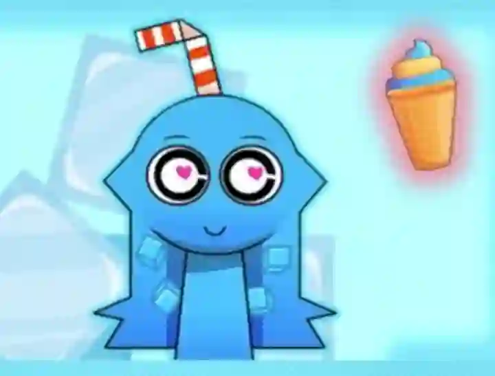 Игра Sprunki Ice Mod  Aqua онлайн