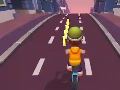 Игра Paper Boy Race Running Game онлайн