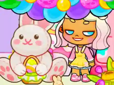 Игра Jigsaw Puzzle: Avatar World Easter Party онлайн