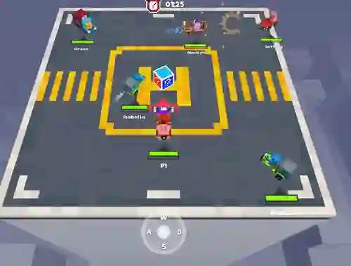 Игра Bumper Car Demolition Race онлайн
