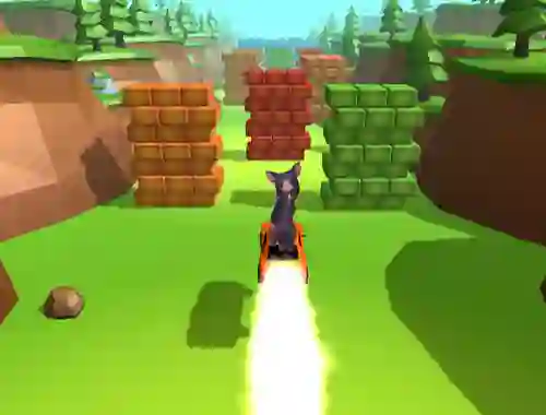 Игра Ratomilton Rocket Car онлайн