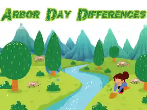 Игра Arbor Day Differences онлайн
