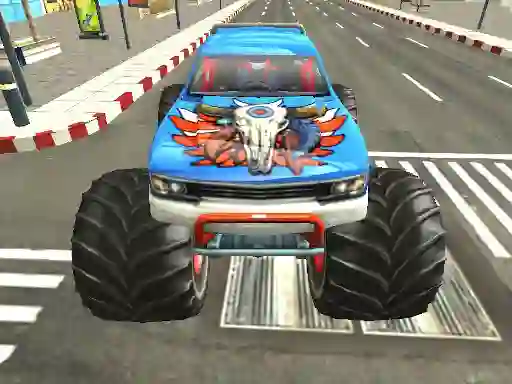 Игра Monster Truck City Parking онлайн