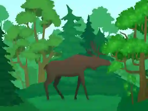 Игра Wild Animals Coloring онлайн
