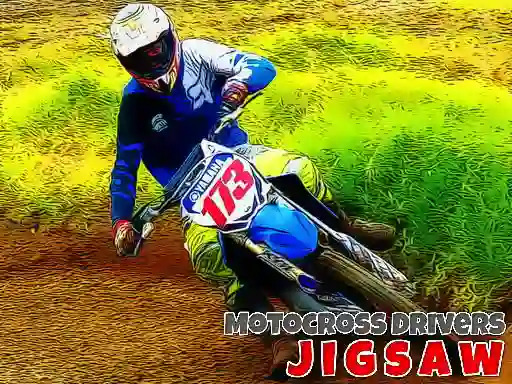 Игра Motocross Drivers Jigsaw онлайн