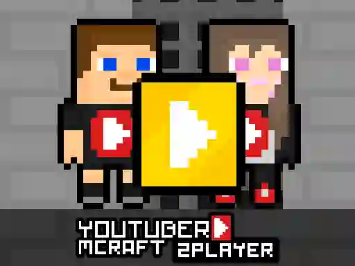 Игра Youtuber Mcraft 2Player онлайн