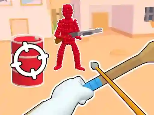 Игра Stickman Archer: Shooting Arrows at Reds онлайн