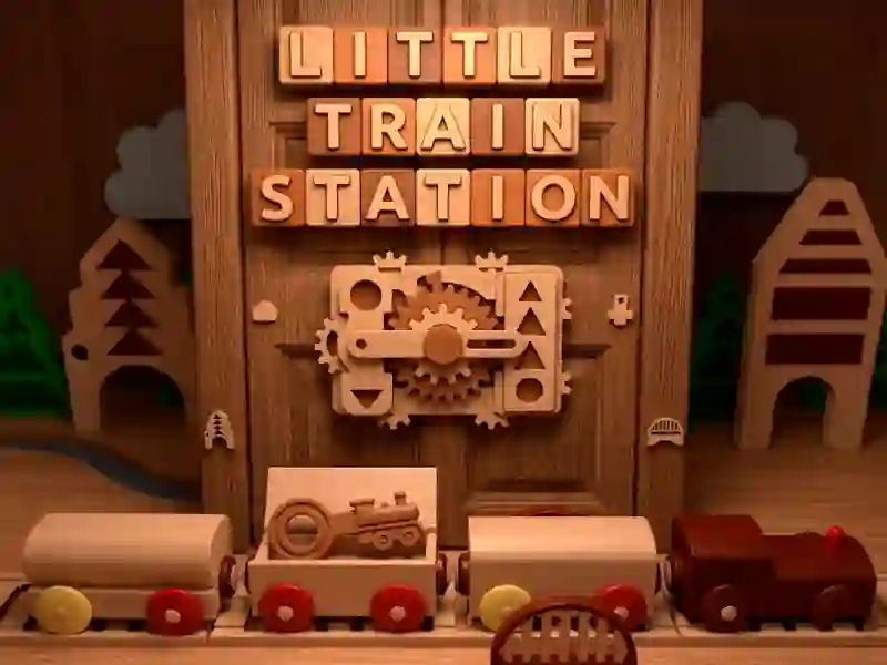 Игра Little Train Station онлайн