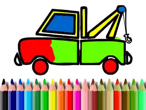 Игра Back To School: Truck Coloring онлайн