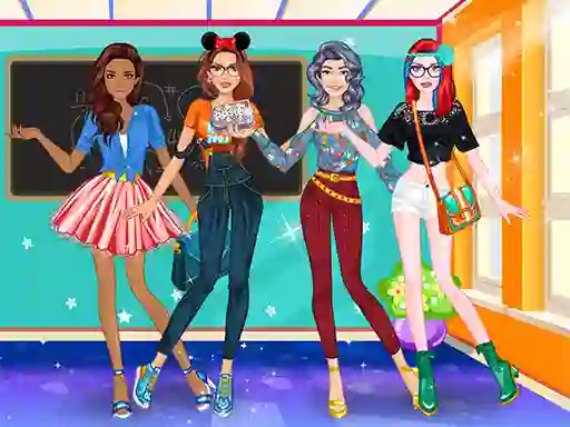 Игра High School Dress Up For Girls онлайн