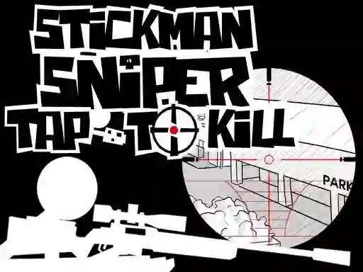 Игра Stickman sniper Tap to kill онлайн