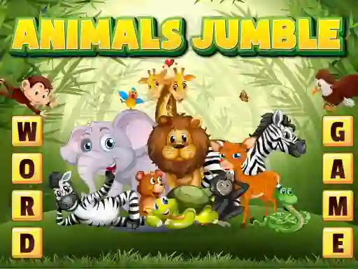 Игра Animals Jumble онлайн