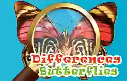 Игра Differences Butterflies онлайн