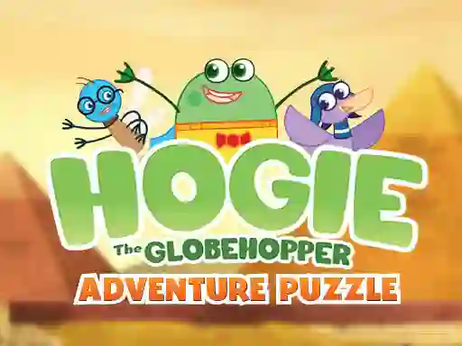 Игра Hogie The Globehoppper Adventure Puzzle онлайн