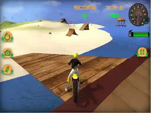 Игра Moto Beach Jumping онлайн