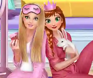 Игра Princesses Pj Party онлайн