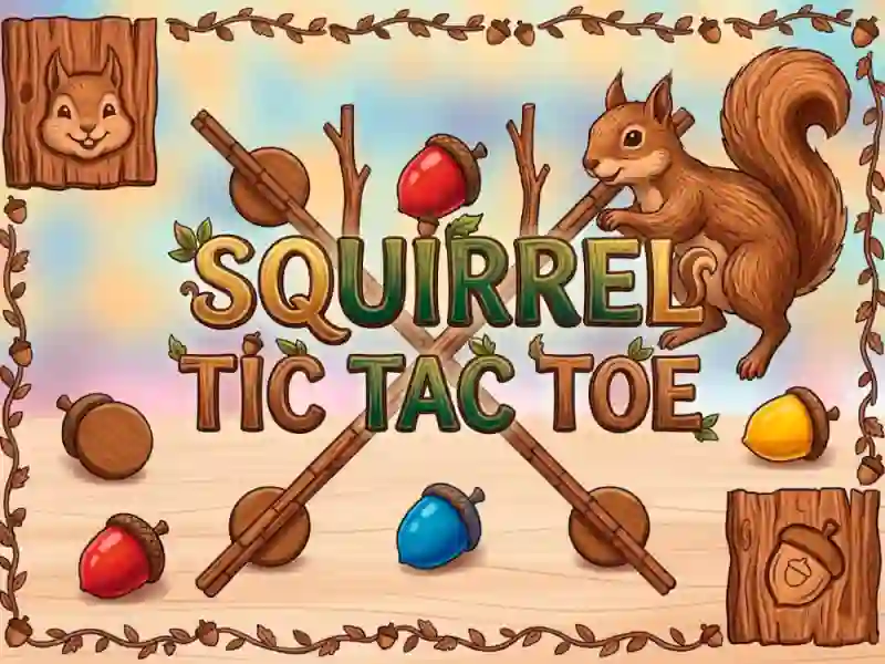 Игра Squirrel Tic Tac Toe онлайн