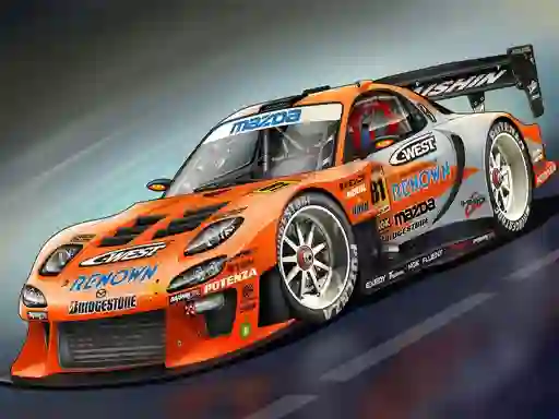 Игра Race Car Slide онлайн