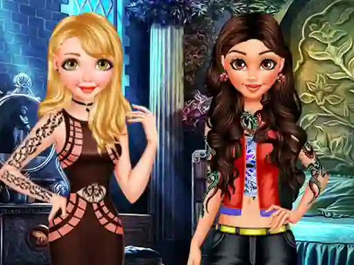 Игра Princess Bad Girls Makeover онлайн