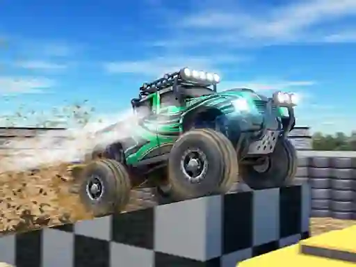 Игра 4x4 Monster Truck Driving 3D онлайн