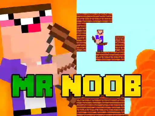 Игра Mr Noob vs Zombies онлайн
