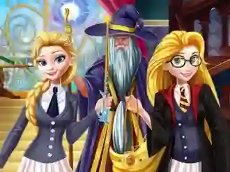 Игра Princesses at School of Magic онлайн