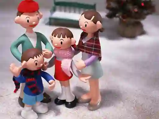 Игра Christmas Clay Doll Puzzle онлайн