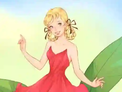 Игра Dress up Thumbelina онлайн