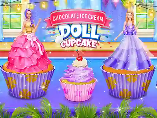 Игра Ice Cream Doll Cake Maker онлайн