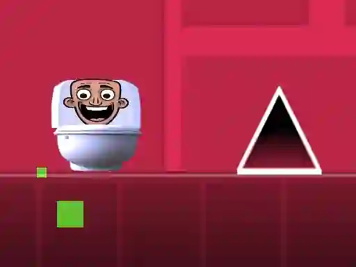 Игра Geometry Dash Skibidi Toilet онлайн