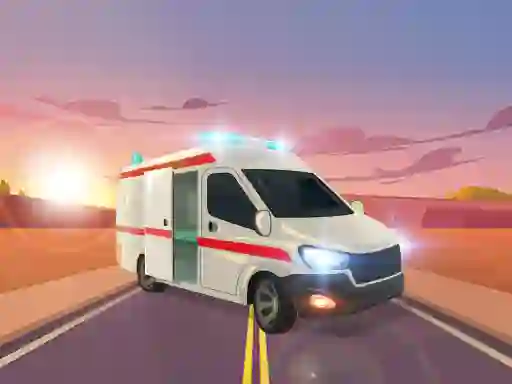 Игра Ambulance Traffic Drive онлайн