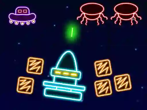 Игра Neon Invaders онлайн