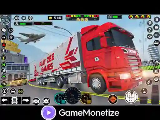 Игра Crazy car transport truck онлайн