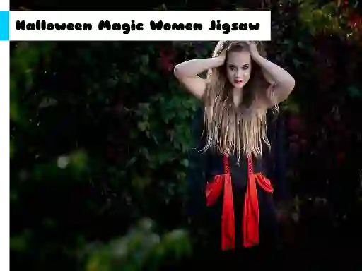 Игра Halloween Magic Women Jigsaw онлайн